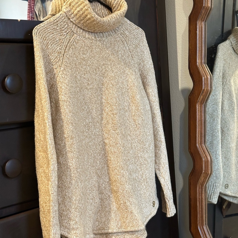 Michael Kors Cream Cowl Neck Sweater